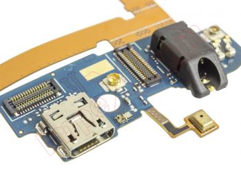 Flex with connector of accesories and charge, Micro USB, connector of audio, jack and microphone LG Optimus G2, D802
